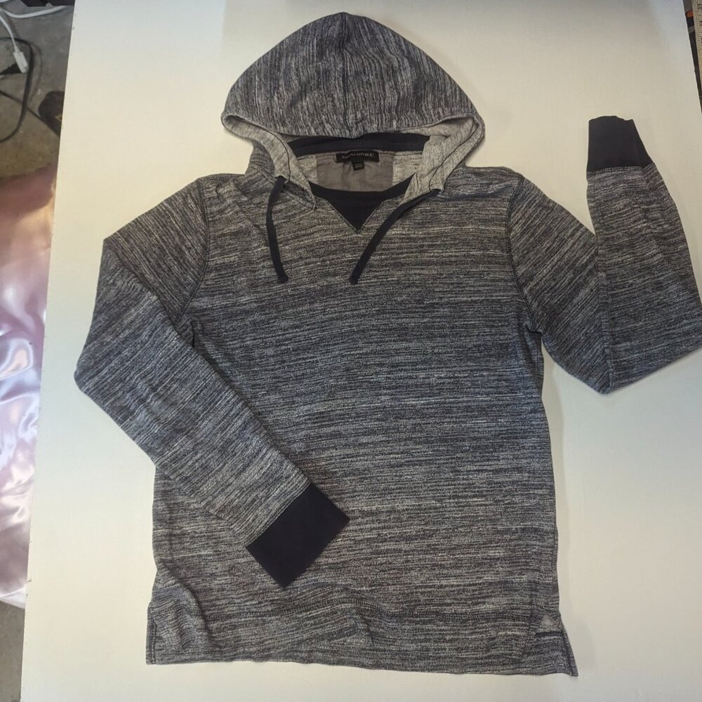 Banana Republic Size Medium Heathered Navy Hoodie